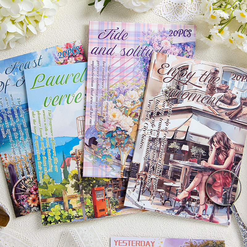 20 pcs/book PET Stickers book  - огляд і ціна Vintage Collectible Books
