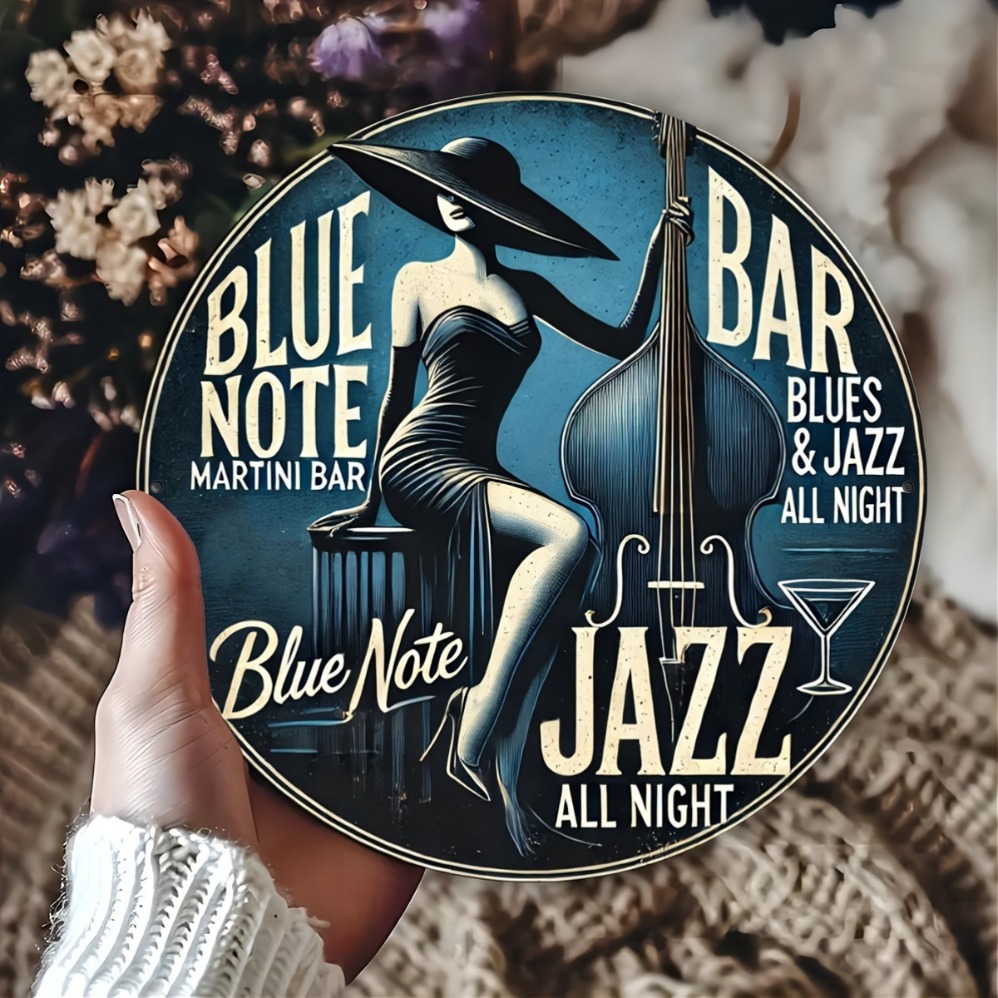 Blue Note Jazz Martini Bar Vin - огляд і ціна Vintage Collectible Plates