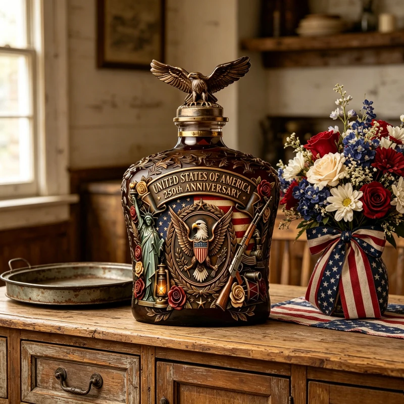 Vintage American Freedom Eagle - огляд і ціна Vintage Collectible Liquor Bottles
