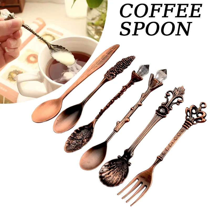 6pcs Set Ice Cream Spoon Jam S - огляд і ціна Vintage Collectible Spoons
