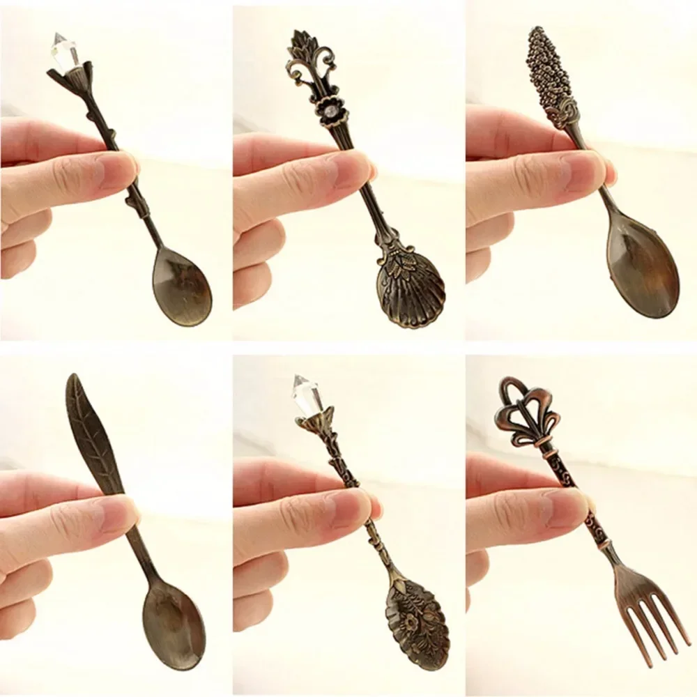6pcs Set Ice Cream Spoon Jam S - огляд і ціна Vintage Collectible Spoons