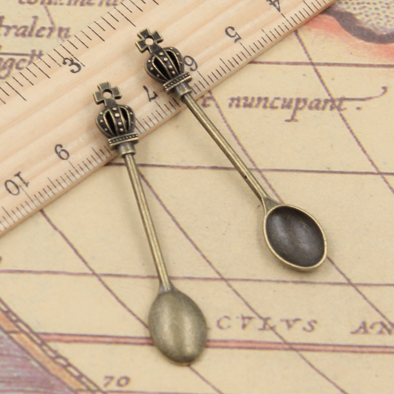 10pcs Charms Kitchen Crown Spo - огляд і ціна Vintage Collectible Spoons