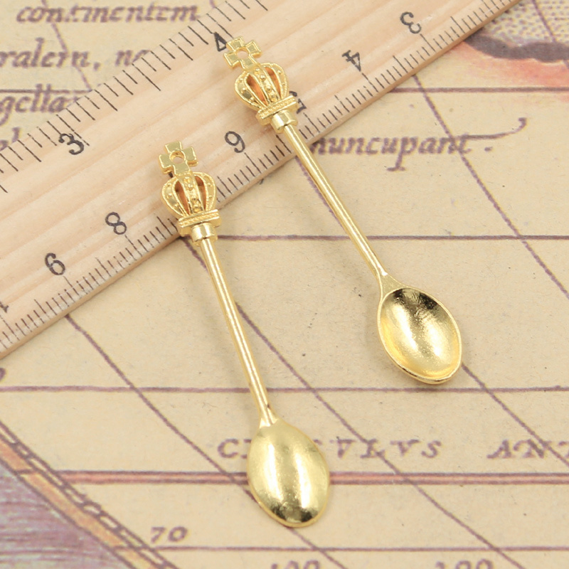 10pcs Charms Kitchen Crown Spo - огляд і ціна Vintage Collectible Spoons
