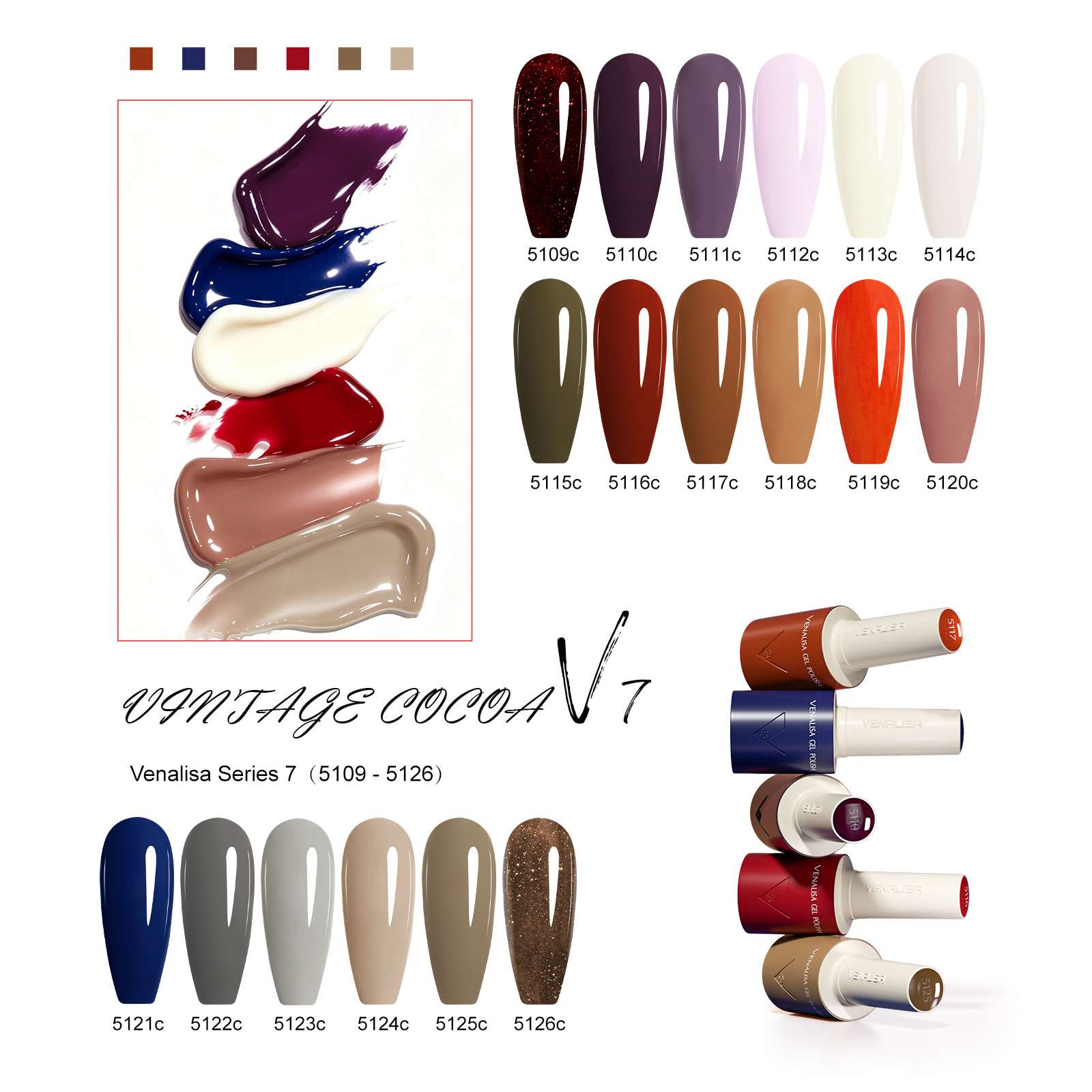 VENALISA V7 Gel Nail Polish 18 - огляд і ціна Vintage Collectible Bottles