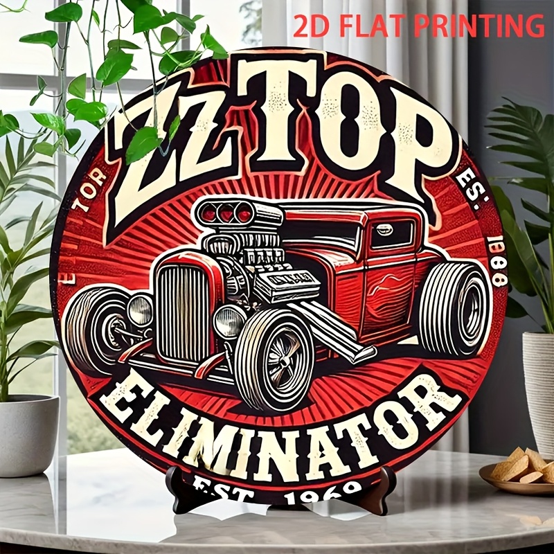 2D Flat, 1pc ZZ Top Eliminator - огляд і ціна Vintage Collectible Plates