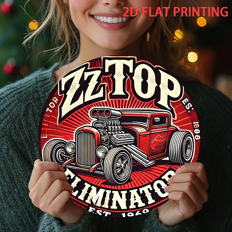 2D Flat, 1pc ZZ Top Eliminator - огляд і ціна Vintage Collectible Plates