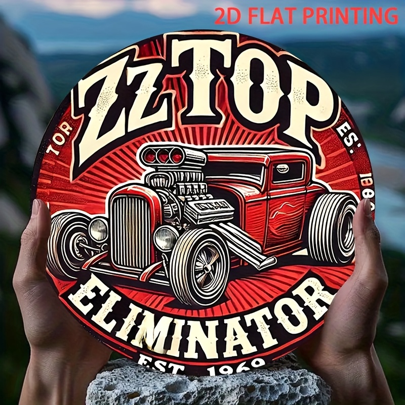 2D Flat, 1pc ZZ Top Eliminator - огляд і ціна Vintage Collectible Plates
