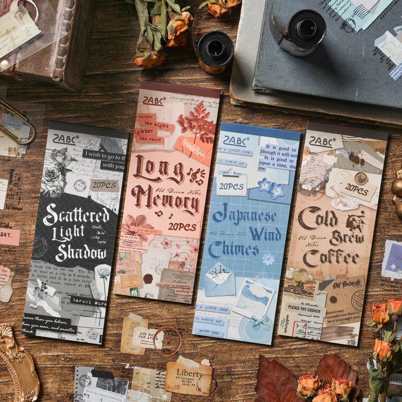 20pcs/lot Vintage Die-Cut Stic - огляд і ціна Vintage Collectible Books