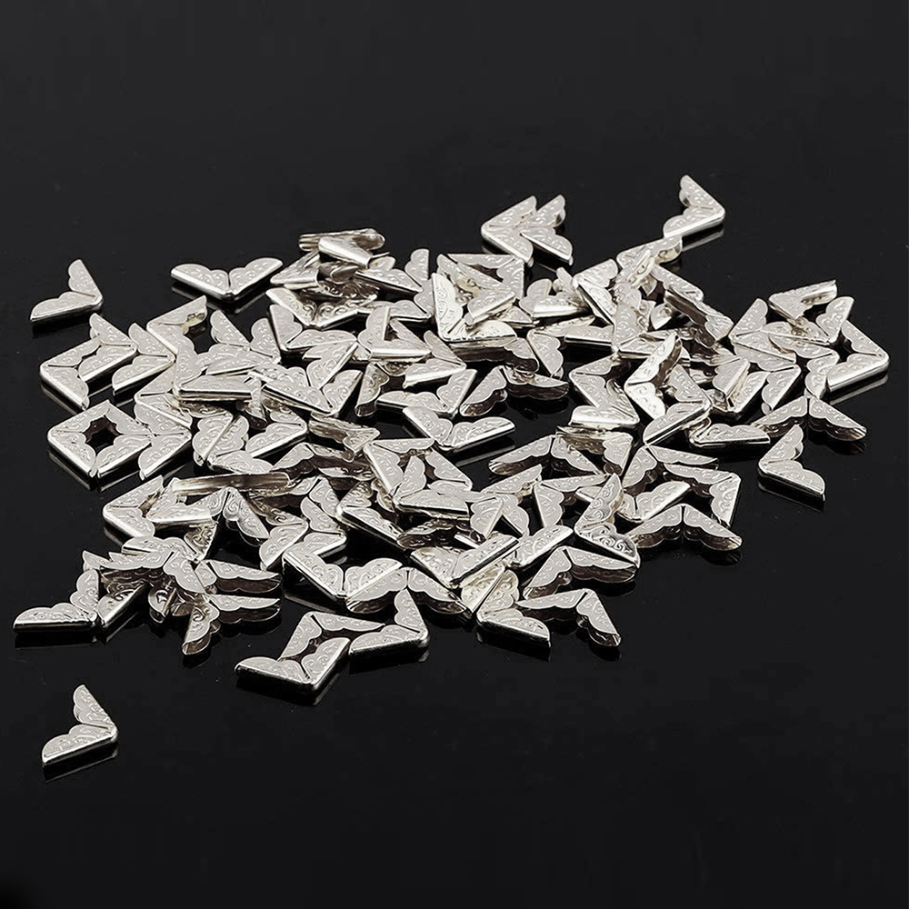 50Pcs Metal Book Corner Protec - огляд і ціна Vintage Collectible Books