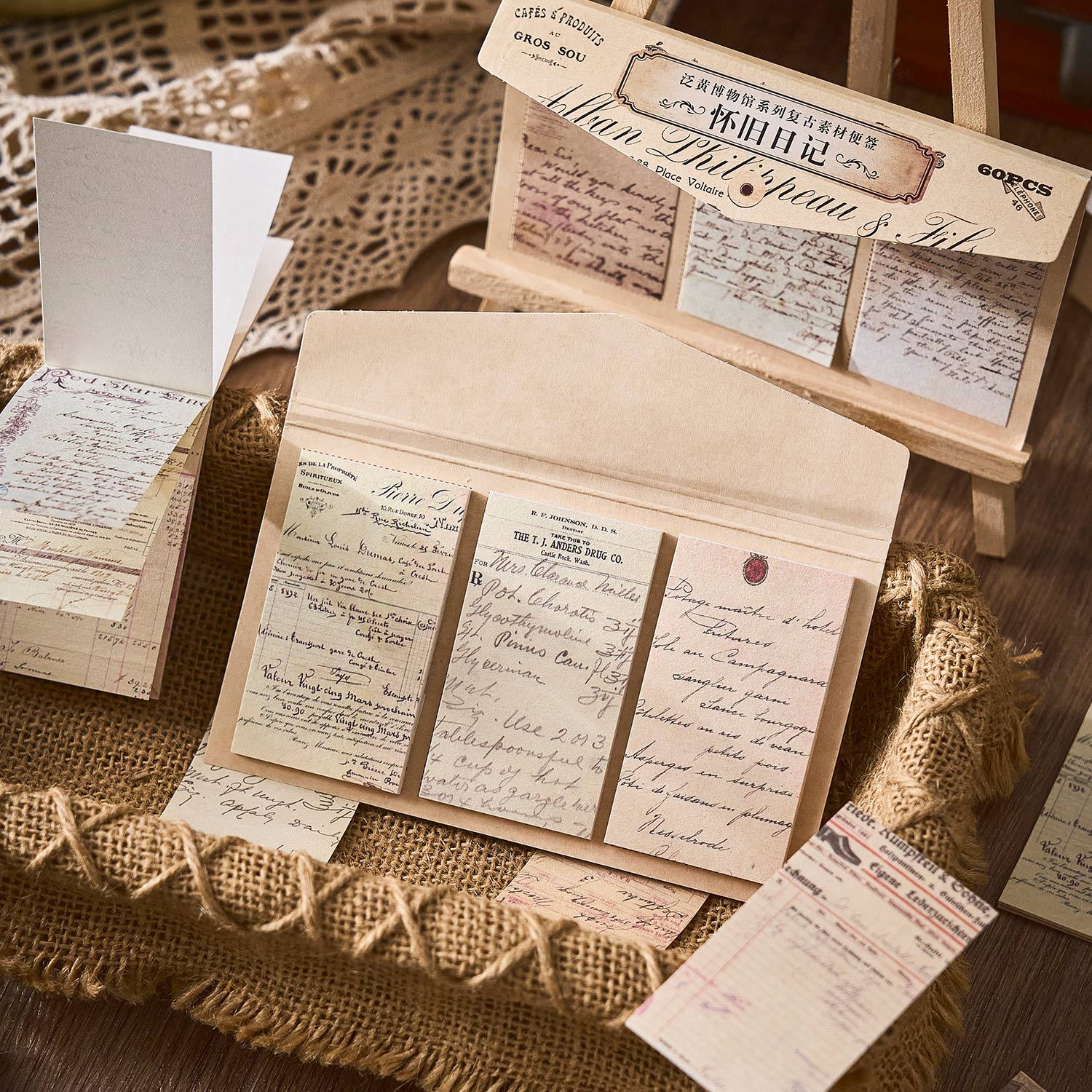 60pcs/pack Vintage Materials B - огляд і ціна Vintage Collectible Books