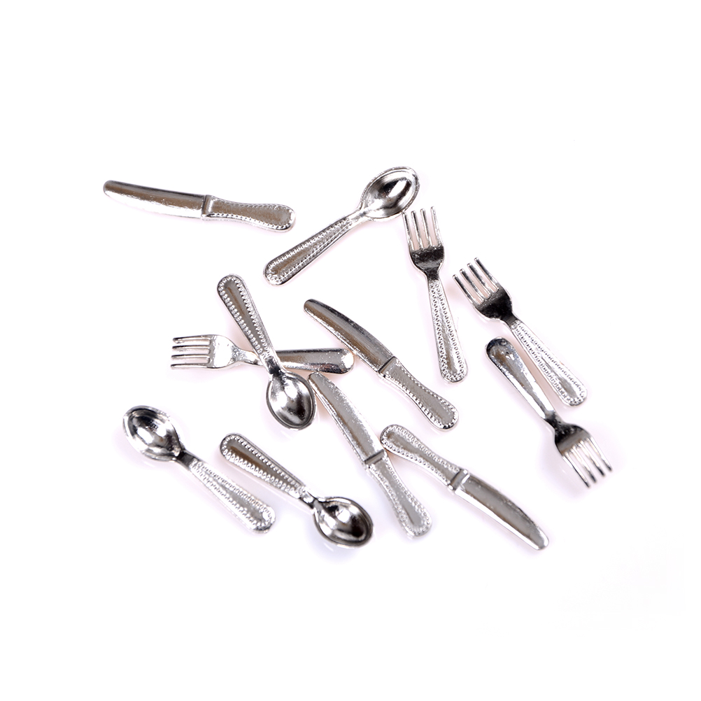 12Pcs 1:12 Mini Vintage Dollho - огляд і ціна Vintage Collectible Spoons