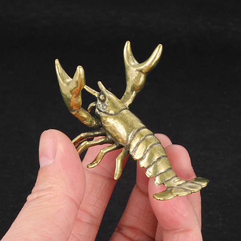 【F】Solid Brass Crayfish Orname - огляд і ціна Vintage Collectible Pens