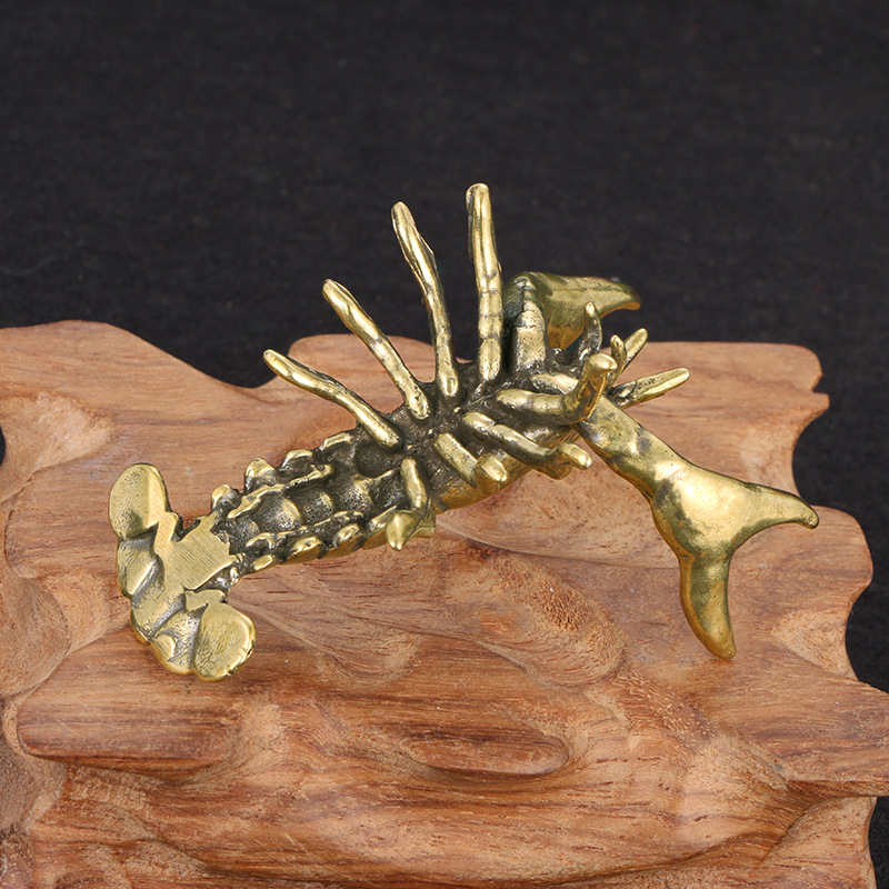 【F】Solid Brass Crayfish Orname - огляд і ціна Vintage Collectible Pens