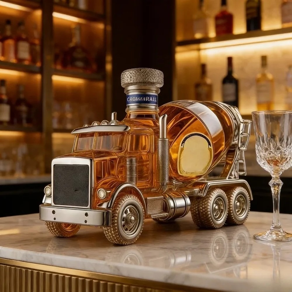 Vintage Truck Glass Whiskey De - огляд і ціна Vintage Collectible Liquor Bottles